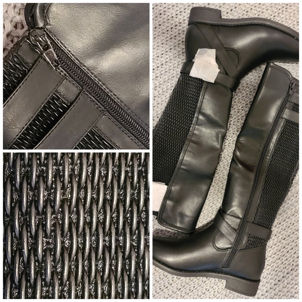 🆕️ JustFab - Black Flat Knee High Boot